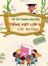 Bộ đề thi trạng nguyên Tiếng Việt Lớp 5 cấp trường (Có đáp án)